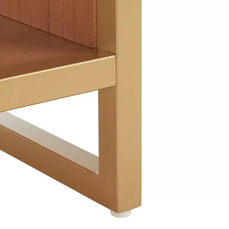Banc à étagères ouvertes Iona avec coussin - BCH5002 - Safavieh