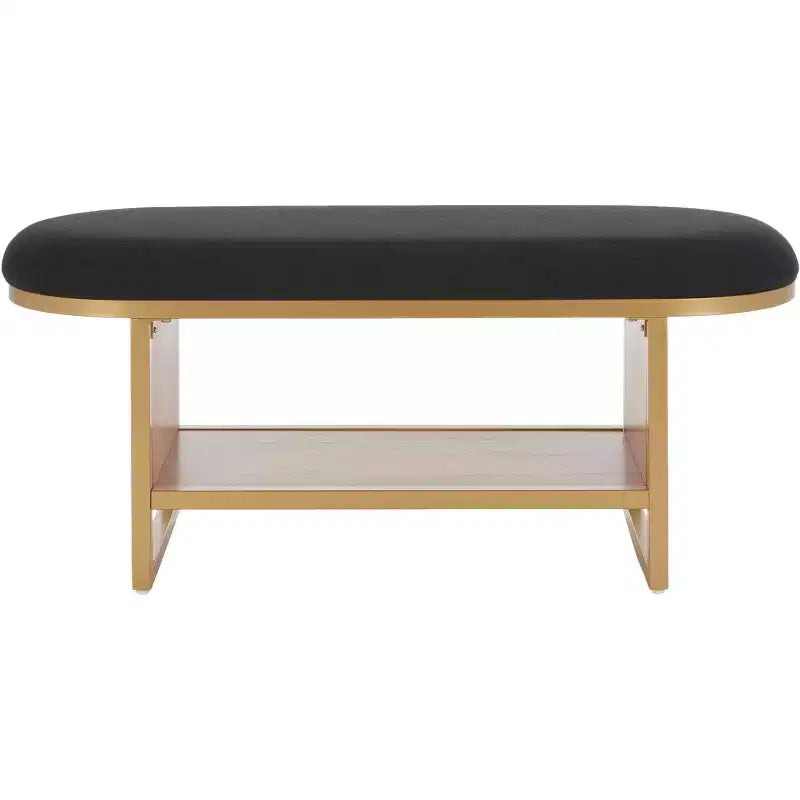 Iona Open Shelf Bench With Cushion - BCH5002 - Safavieh