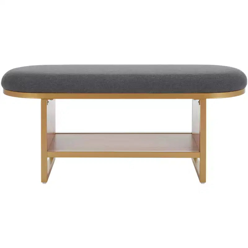 Banc à étagères ouvertes Iona avec coussin - BCH5002 - Safavieh
