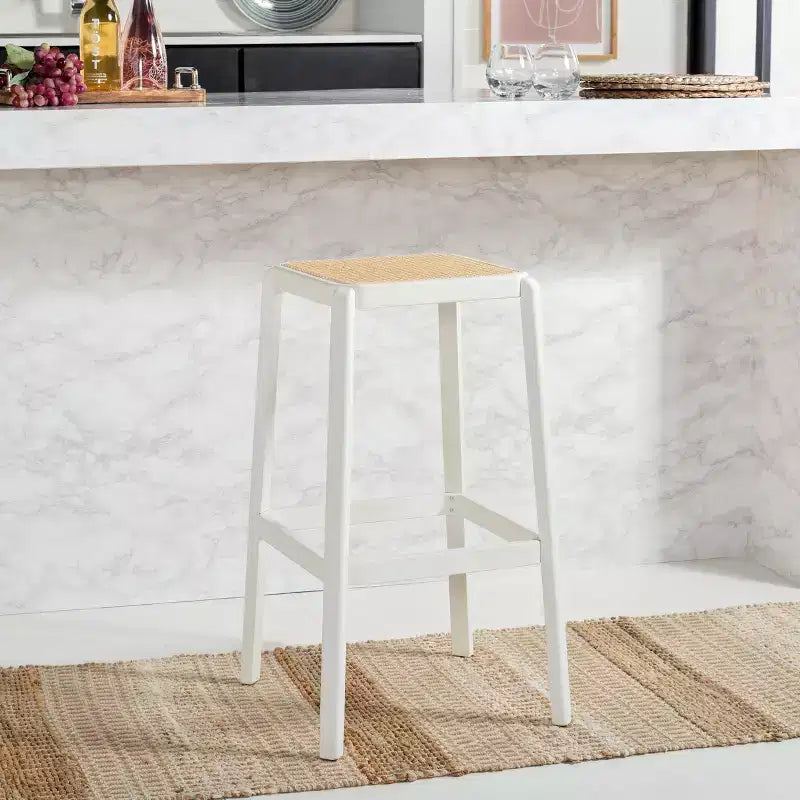 Tabouret de bar Silus sans dossier en canne - BST9505 - Safavieh