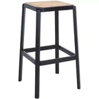 Tabouret de bar Silus sans dossier en canne - BST9505 - Safavieh