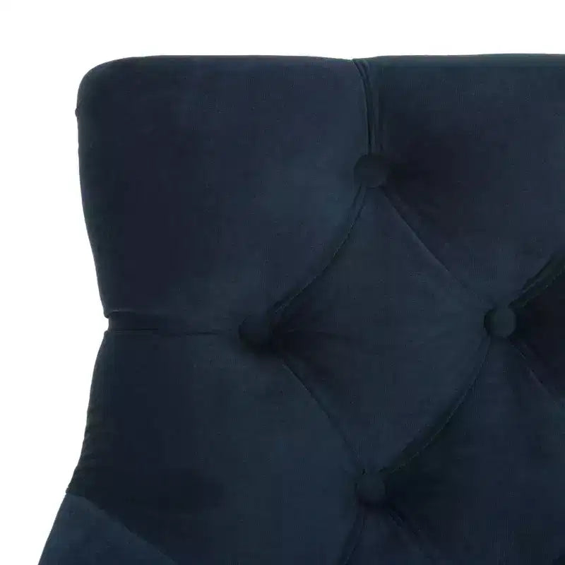 Tabouret de bar à dossier ailé capitonné Eleni (Lot de 2) - BST6304 - Safavieh