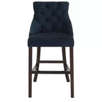 Tabouret de bar à dossier ailé capitonné Eleni (Lot de 2) - BST6304 - Safavieh