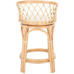 Tabouret de comptoir Yuta en rotin avec coussin - BST6504 - Safavieh