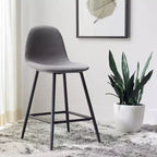 Tabouret de comptoir Travis - BST2001 - Gris foncé/Noir - Safavieh