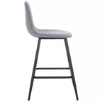 Tabouret de comptoir Travis - BST2001 - Gris foncé/Noir - Safavieh