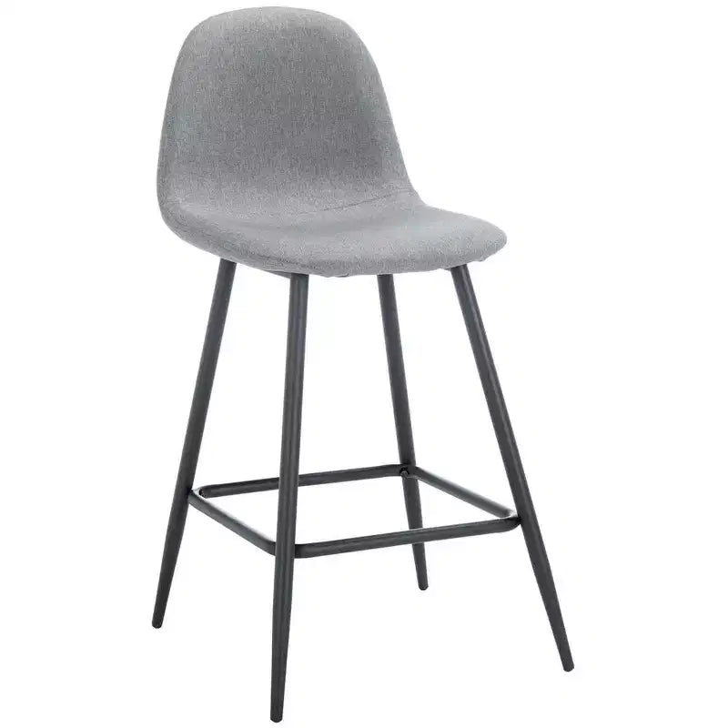 Tabouret de comptoir Travis - BST2001 - Gris foncé/Noir - Safavieh