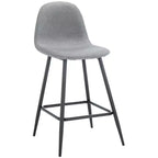 Tabouret de comptoir Travis - BST2001 - Gris foncé/Noir - Safavieh