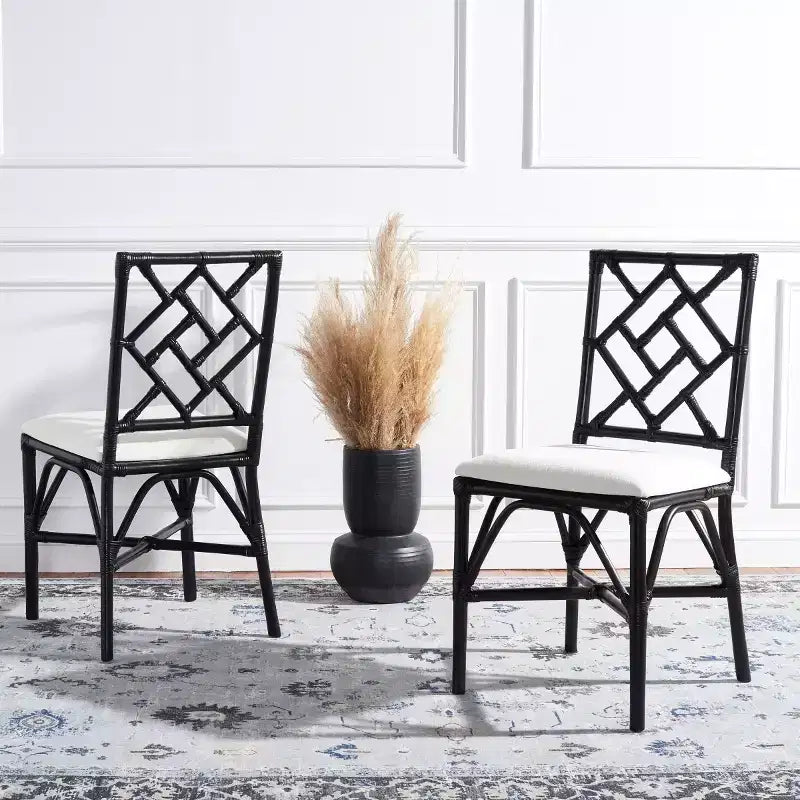 Fauteuil d'appoint Bhumi avec coussin - ACH6509 - Lot de 2 - Safavieh