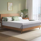 Matelas en mousse à mémoire de forme de base entièrement froide Wuleitex 10 pouces sans fibre de verre, sensation moyenne, couche rafraîchissante respirante, matériau de sécurité certifié