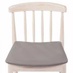 Chaise de salle à manger Flash Furniture Chester de qualité commerciale en bois massif avec dossier à lattes et siège en vinyle
