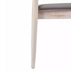 Chaise de salle à manger Flash Furniture Chester de qualité commerciale en bois massif avec dossier à lattes et siège en vinyle
