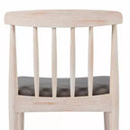 Chaise de salle à manger Flash Furniture Chester de qualité commerciale en bois massif avec dossier à lattes et siège en vinyle