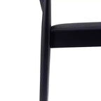 Chaise de salle à manger Flash Furniture Chester de qualité commerciale en bois massif avec dossier à lattes et siège en vinyle