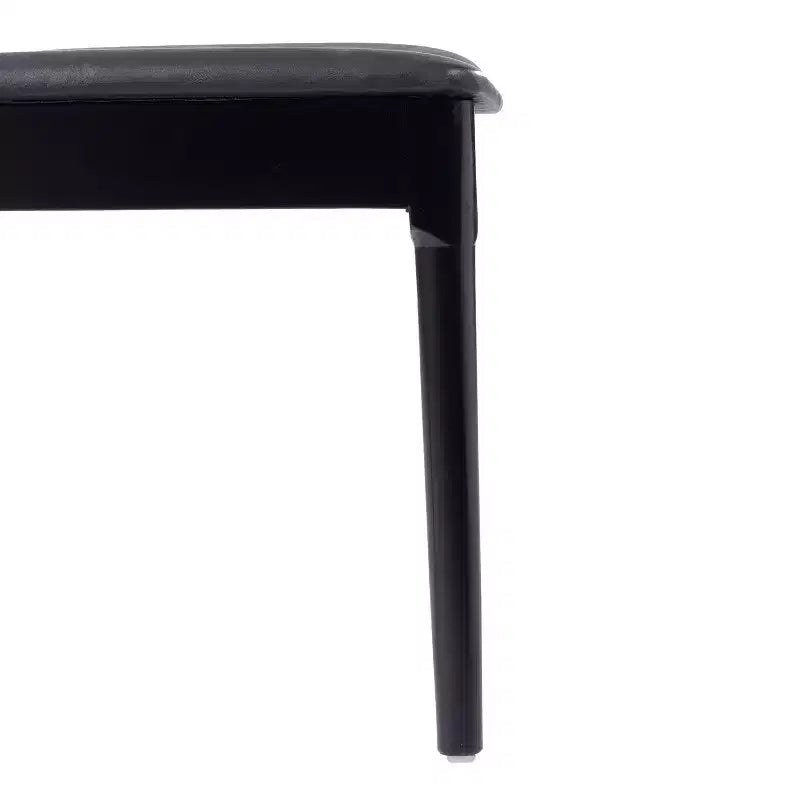 Chaise de salle à manger Flash Furniture Chester de qualité commerciale en bois massif avec dossier à lattes et siège en vinyle