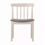 Chaise de salle à manger Flash Furniture Chester de qualité commerciale en bois massif avec dossier à lattes et siège en vinyle