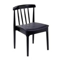 Chaise de salle à manger Flash Furniture Chester de qualité commerciale en bois massif avec dossier à lattes et siège en vinyle