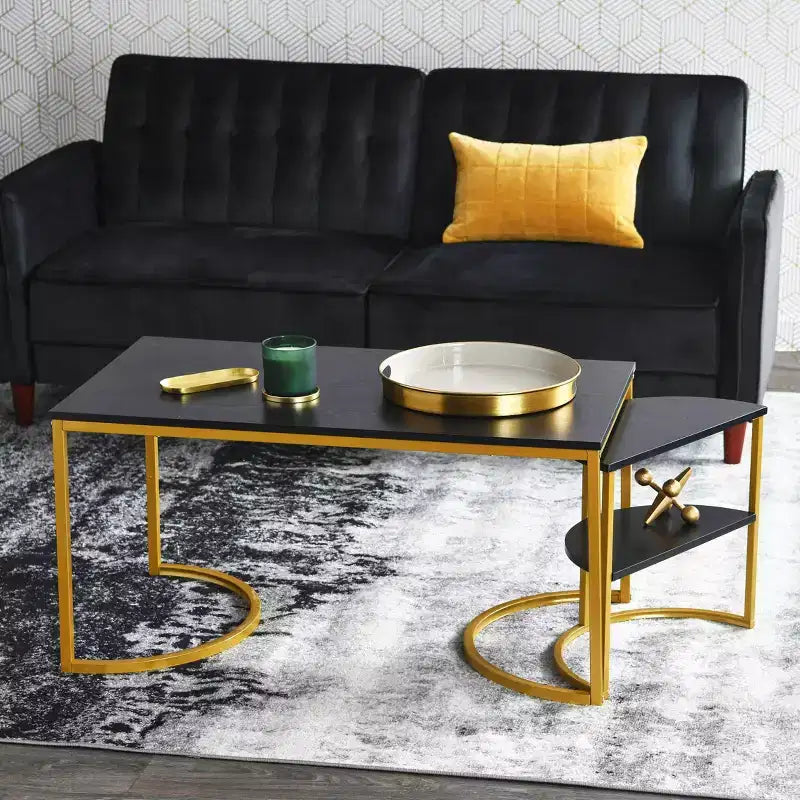 Table d'appoint demi-lune Household Essentials