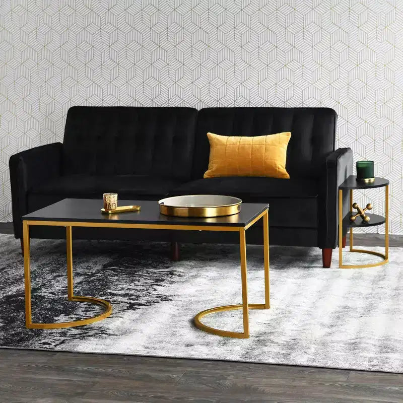 Table d'appoint demi-lune Household Essentials