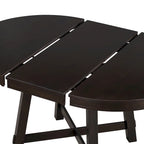 Table de salle à manger ronde de style ferme extensible avec 16 rallonges en bois