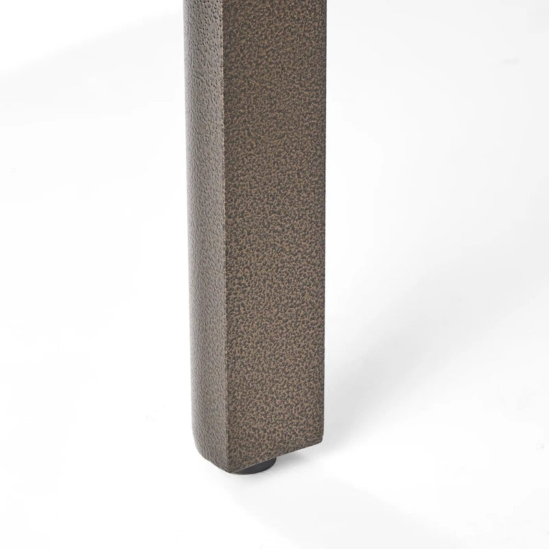 Ensemble de salle à manger d'extérieur 9 pièces Bullpond en aluminium/osier marron par Christopher Knight Home