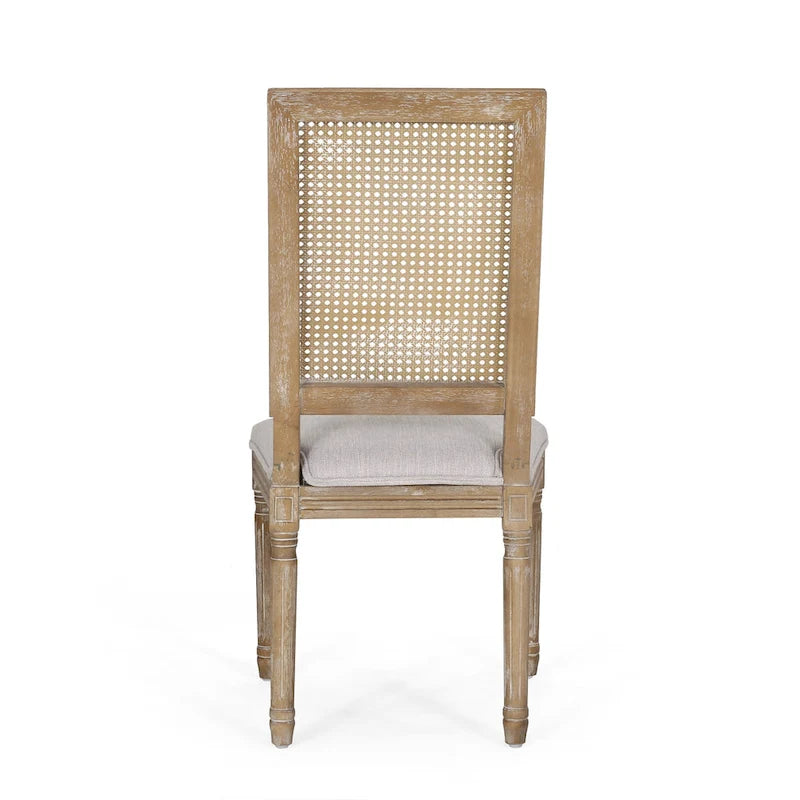 Ensemble de salle à manger Pampas en bois et rotin par Christopher Knight Home