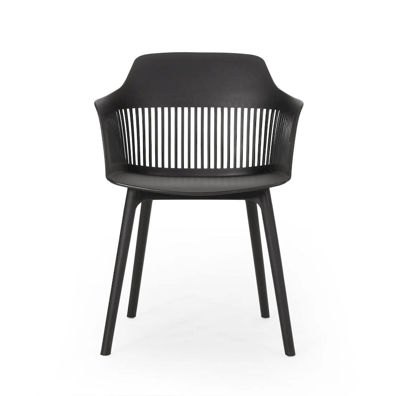 Ensemble de salle à manger d'extérieur 7 pièces en bois et résine Lorena par Christopher Knight Home