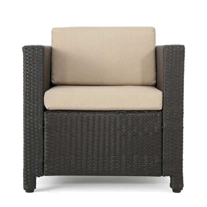Ensemble de mobilier d'extérieur 8 pièces Puerta avec coussins par Christopher Knight Home