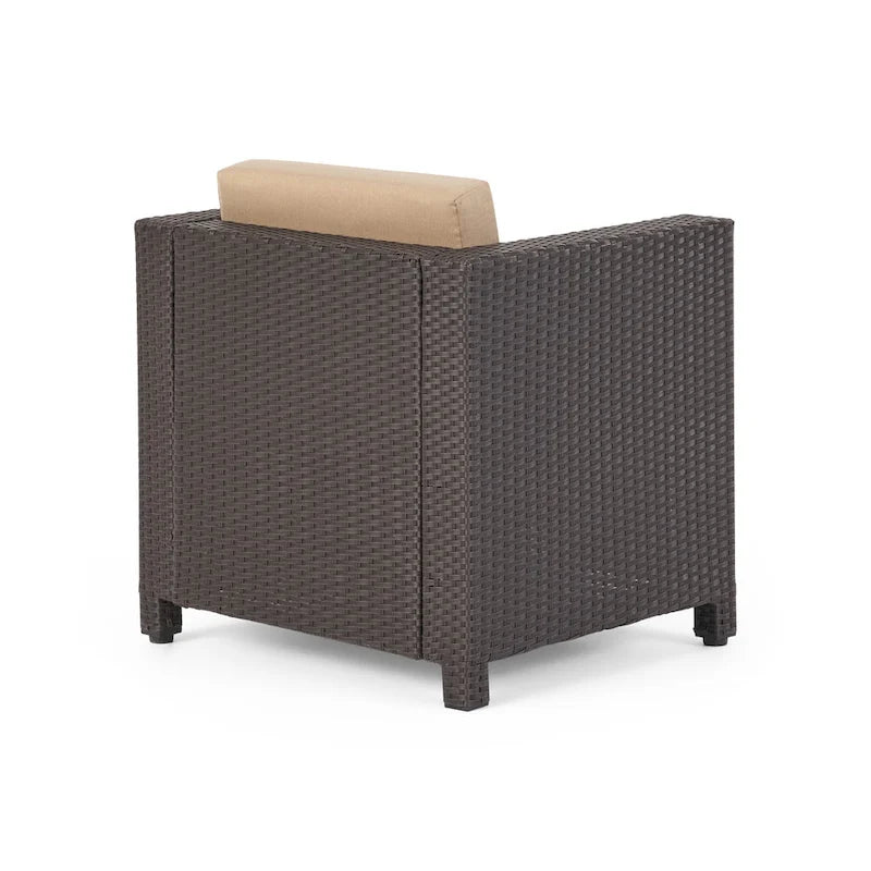 Ensemble de mobilier d'extérieur 8 pièces Puerta avec coussins par Christopher Knight Home