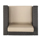 Ensemble de mobilier d'extérieur 8 pièces Puerta avec coussins par Christopher Knight Home