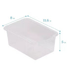 Meuble de rangement ECR4Kids Streamline à 15 casiers avec 15 bacs à façade incurvée, 5x3, mobilier pour enfants