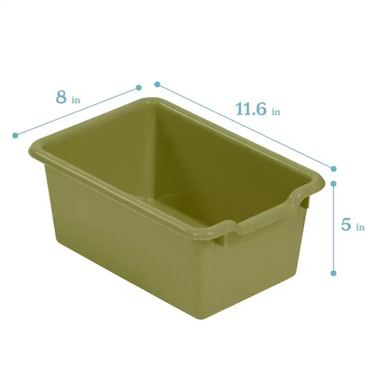 Meuble de rangement ECR4Kids Streamline à 15 casiers avec 15 bacs à façade incurvée, 5x3, mobilier pour enfants