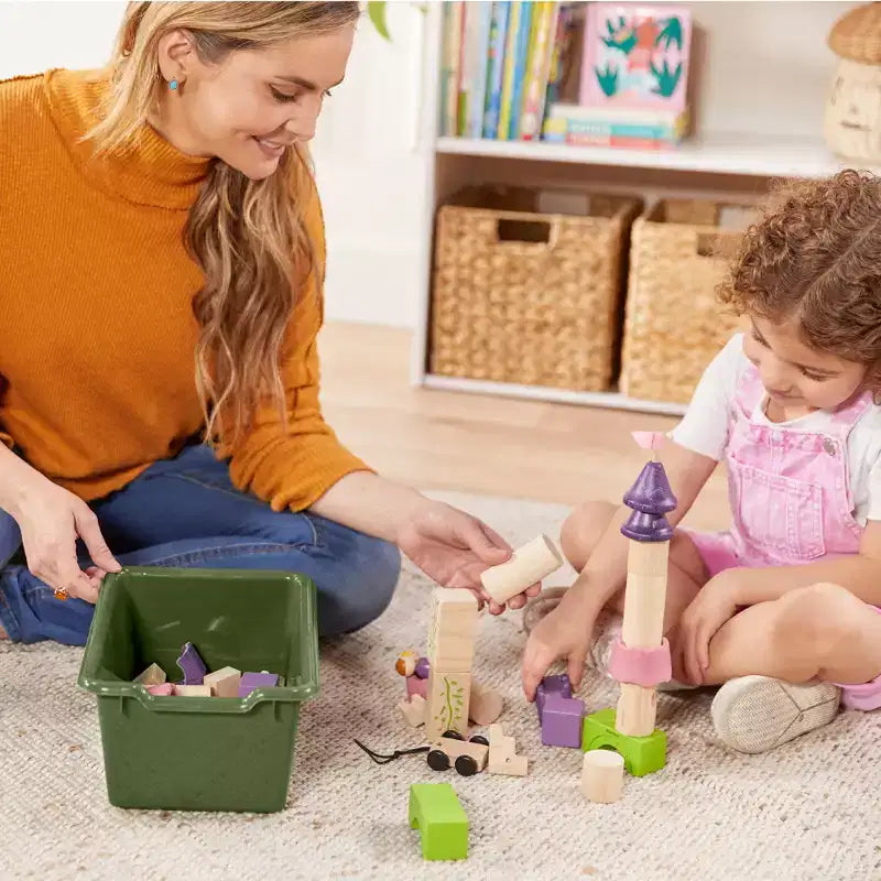 Meuble de rangement ECR4Kids Streamline à 15 casiers avec 15 bacs à façade incurvée, 5x3, mobilier pour enfants