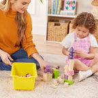 Meuble de rangement ECR4Kids Streamline à 15 casiers avec 15 bacs à façade incurvée, 5x3, mobilier pour enfants