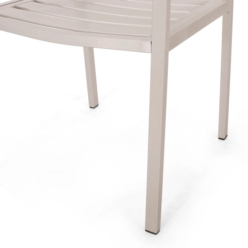 Cibola - Ensemble de salle à manger d'extérieur en aluminium 7 pièces par Christopher Knight Home