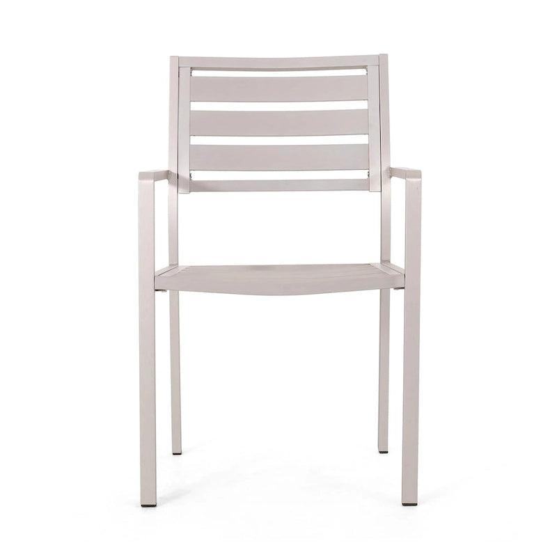 Cibola - Ensemble de salle à manger d'extérieur en aluminium 7 pièces par Christopher Knight Home
