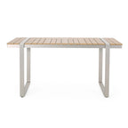 Cibola - Ensemble de salle à manger d'extérieur en aluminium 7 pièces par Christopher Knight Home