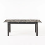 Ensemble de salle à manger extensible Damon 9 pièces en bois et osier par Christopher Knight Home