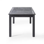 Ensemble de salle à manger extensible Damon 9 pièces en bois et osier par Christopher Knight Home