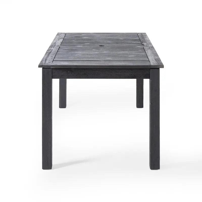Ensemble de salle à manger extensible Damon 9 pièces en bois et osier par Christopher Knight Home