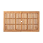 Ensemble de salle à manger extensible Damon 9 pièces en bois et osier par Christopher Knight Home