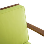 Fauteuil de club Perla d'extérieur en bois d'acacia avec coussin (lot de 4) par Christopher Knight Home