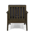 Fauteuil de club Perla d'extérieur en bois d'acacia avec coussin (lot de 4) par Christopher Knight Home