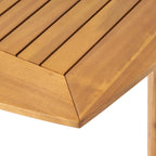 Ensemble de salle à manger d'extérieur 9 pièces Algoma Wood and Wicker par Christopher Knight Home