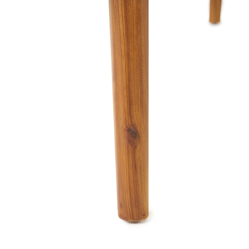 Ensemble de salle à manger d'extérieur 9 pièces Algoma Wood and Wicker par Christopher Knight Home