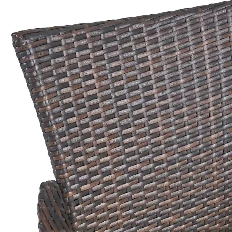 Ensemble de salle à manger d'extérieur 9 pièces Algoma Wood and Wicker par Christopher Knight Home