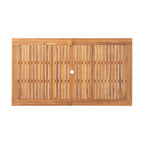 Ensemble de salle à manger extensible Davenport de 9 pièces en bois et osier par Christopher Knight Home