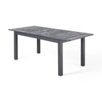Ensemble de salle à manger extensible Davenport de 9 pièces en bois et osier par Christopher Knight Home