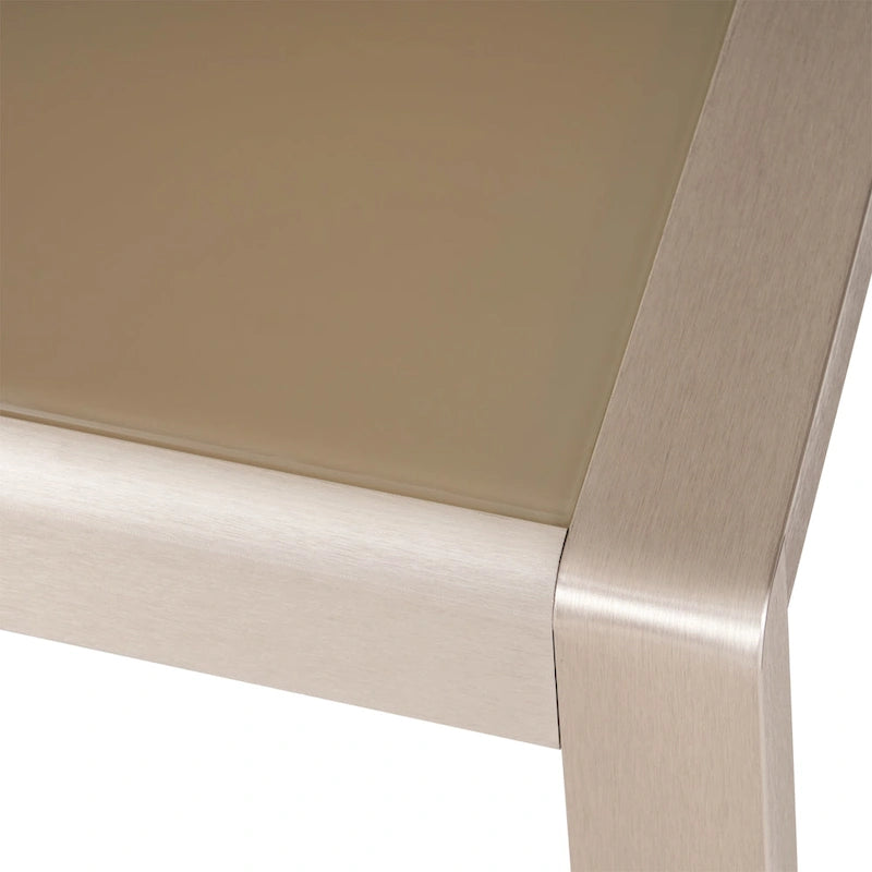 Ensemble de conversation en aluminium 5 places d'extérieur Cape Coral avec 2 tables d'appoint par Christopher Knight Home