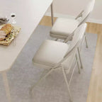 Chaises pliantes lot de 2/4, chaises pliantes rembourrées en PU avec cadre métallique supportant jusqu'à 158 kg